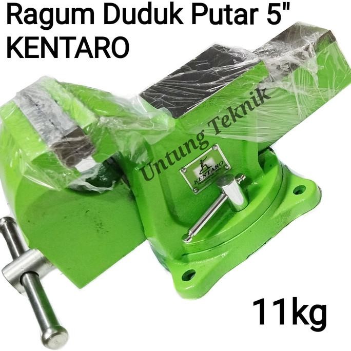 HOT PROMO KENTARO Ragum Putar duduk 5 inch - Heavy Duty Bench Vice