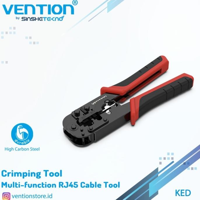 MURAH Vention Tang Crimping Tool LAN Network Cable RJ45 Cat 5 Cat 6 - KED