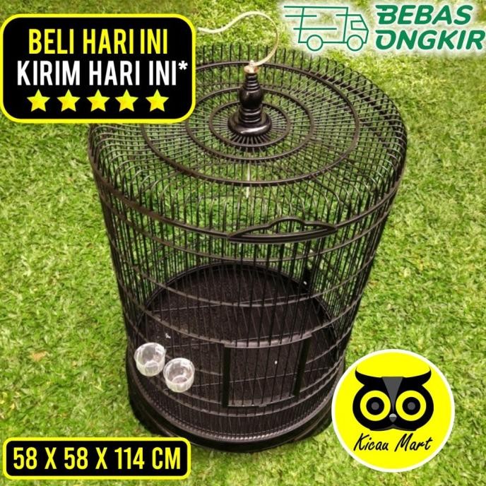 SANGKAR MURAI FIBER FULLSET KANDANG BURUNG BUKAN EBOD ORIQ JAYA SMRFB