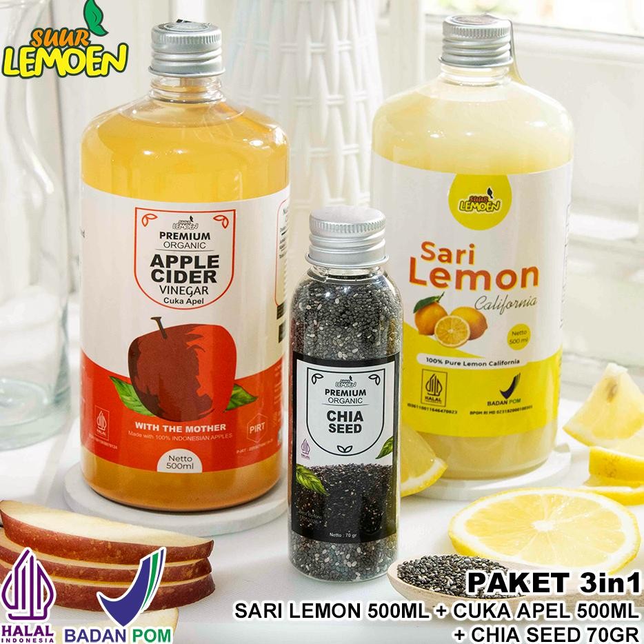 

Uur Lemoen Paet Cua Apel Ml Ari Lemon Ml Dan Chia Eed 70Gr