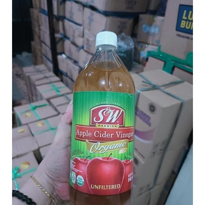 

Pple Cider Vinegar Organi Cua Apel 946Ml