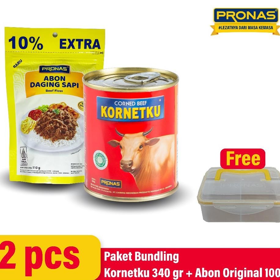 

Prona Paet Bundling Ornetu Ornet Api 340 Gr Abon Api 100 Gr Free Lunch Bo