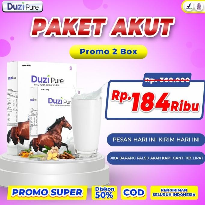 

Terlaris Duzi Pure Susu Kuda Liar Lombok Asli Ready Stok