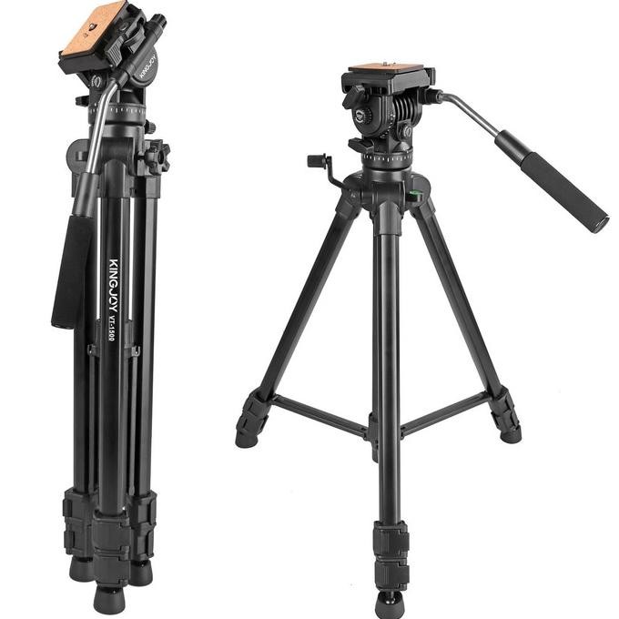 Grosir Tripod Video Kingjoy Vt-1500 Fluidhead Profesional Video Kamera