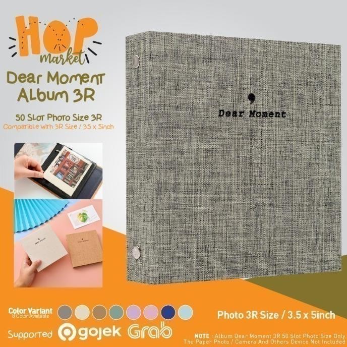 Album Foto 3R Dear Moment untuk 50 Slot Photo Album (Size 3 x 5 inch)