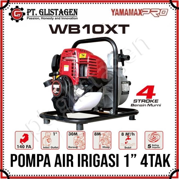 Mesin Pompa Air Irigasi Sawah Alkon 1" Water Pump Yamamax WB10XT 4Tak