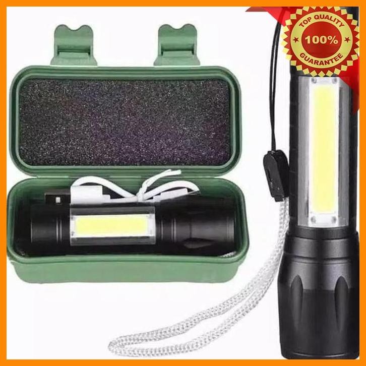 (MEL) SENTER SWAT MINI ZOOM SENTER POLICE LED COB / SENTER LAMPU LED