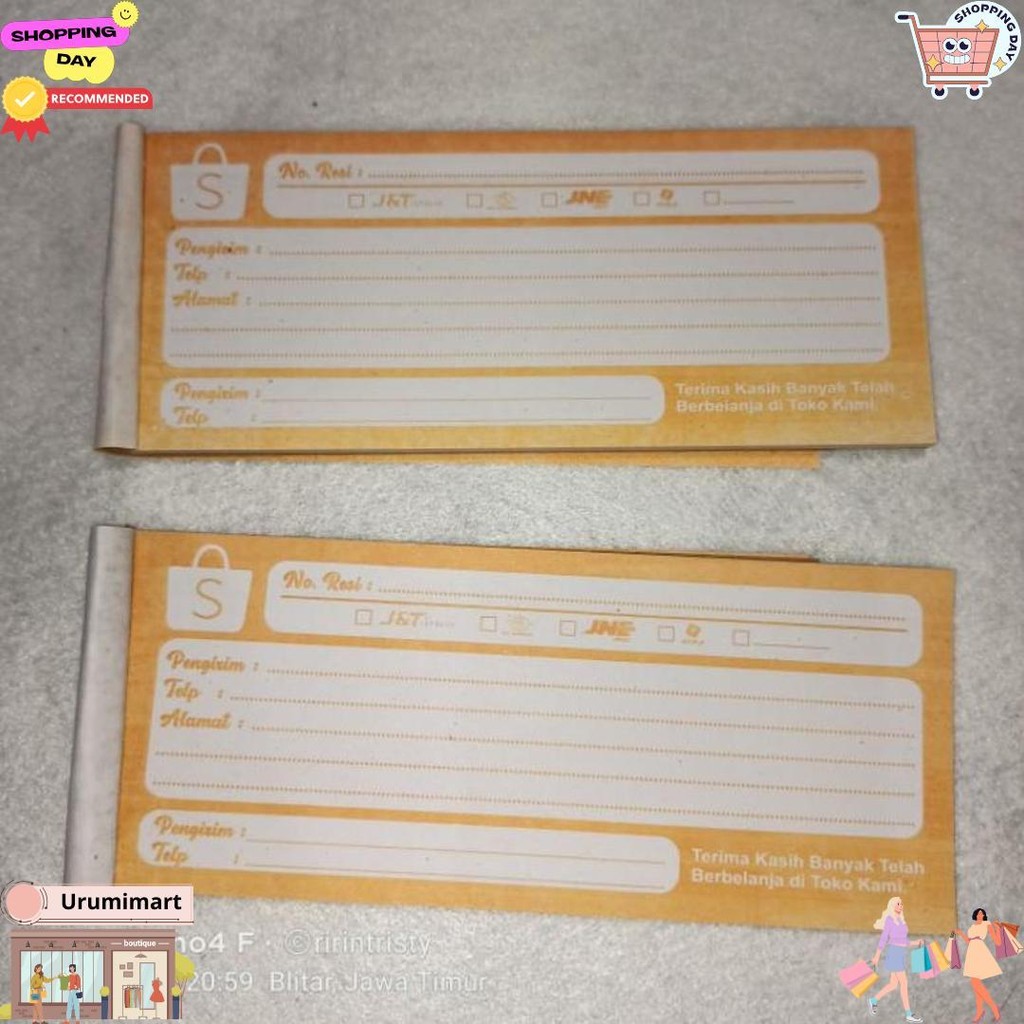 

Label Pengiriman Termurah Grosir/ Nota Pengiriman D Promo 10.10