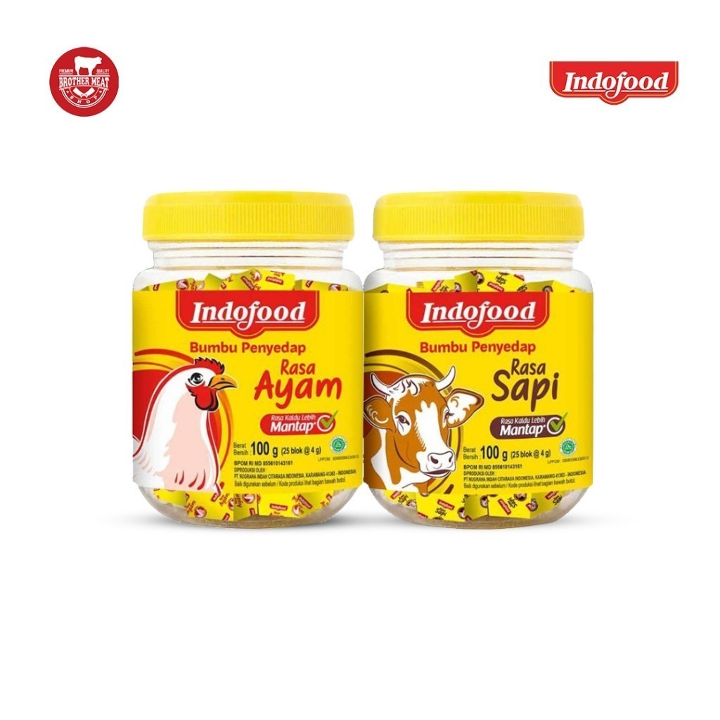 

Indofood Bumbu Kaldu Cube / Blok 100gr - Brothermeatshop
