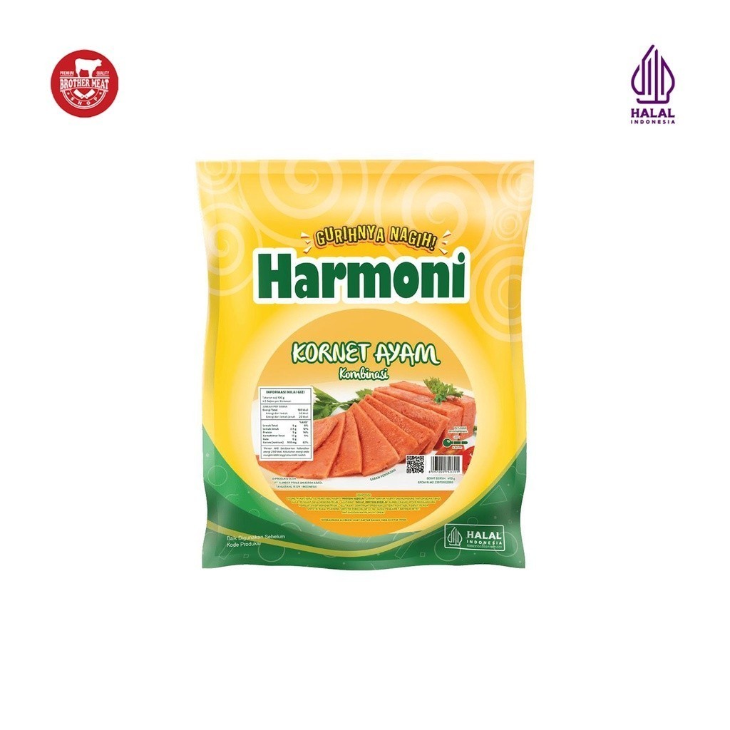 

Harmoni Kornet Ayam 450gr - Brothermeatshop