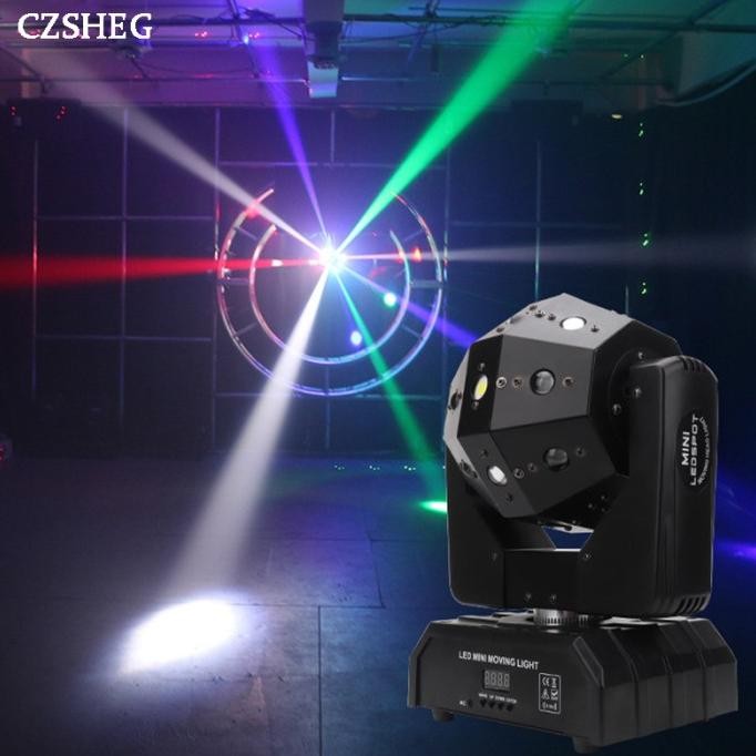 Lampu Lighting Laser Panggung LED Beam RGB Moving Head Lampu Disco