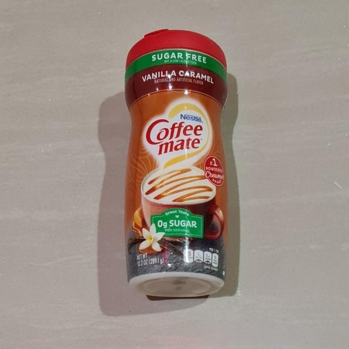 

NESTLE COFFEE MATE SUGAR FREE VANILLA CARAMEL POWDER CREAMER 289.1 GR