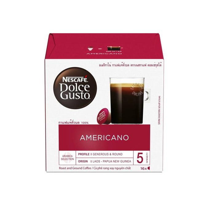 

NESCAFE DOLCE GUSTO AMERICANO 16 COFFEE CAPSULES