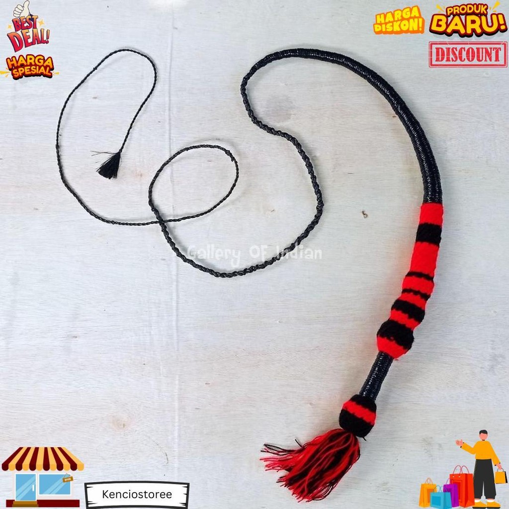 [ Cod ] Pecut Bopo Panjang 3-3,2 Meter | Pecut Kuda Lumping | Pecut Gambuh | Cemeti