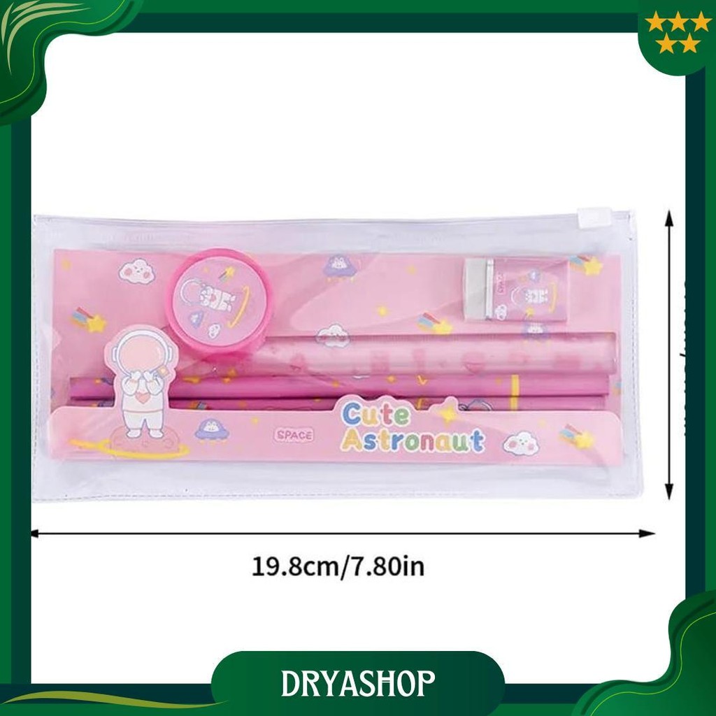 

Bee One - Set Alat Tulis Karakter Cute Astronot 5 In 1 Paket Alat Tulis Ori