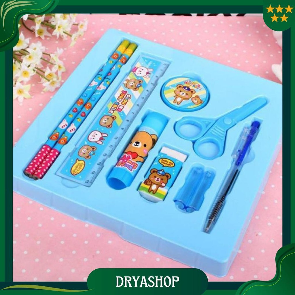 

Paket Alat Tulis Set 8In1 Stationery Set Study Set Anak Karakter Set Alat Tulis Anak Tk Promo