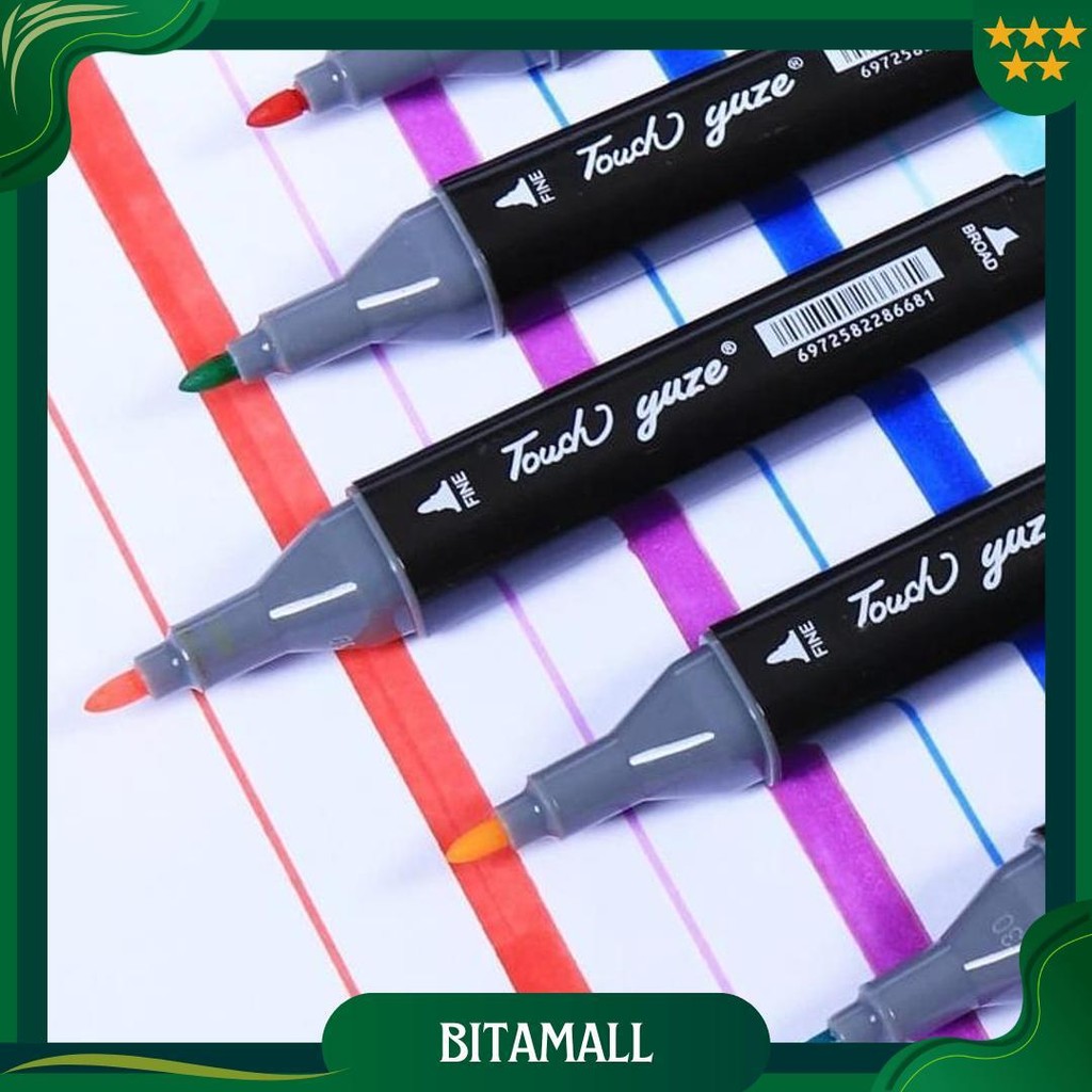 

Jhonweis Stabilo Spidol Warna Sketsa Umum Dua Sisi Kepala Tulis Luas Dan Halus Double Headed General Touch Marker Pen Animation Set Markers Dual Side Fine Art Brush Twin Market Set 24Pcs, 48Pcs, 80Pcs All In One Multi Color Pena Pensil Best Seller