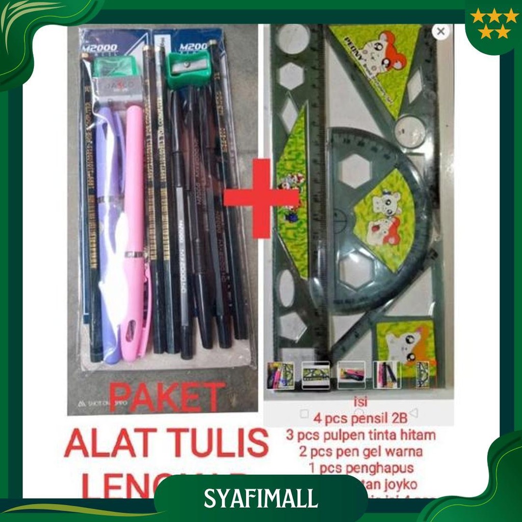 

Paket Alat Tulis Lengkap Murah Isi 15 Macam Alat Tulis Cod