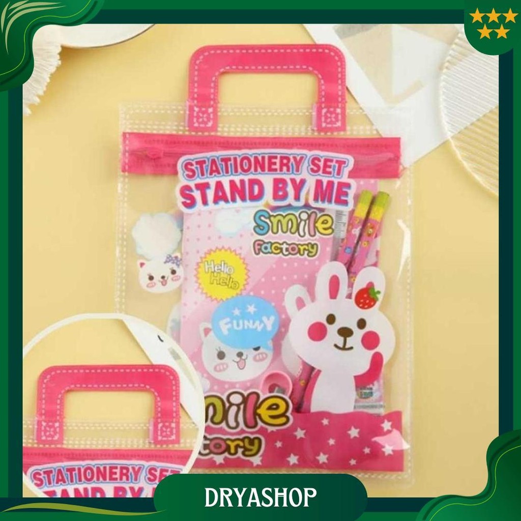 

Cod - S6149 Stationery Set Motif Karakter / Hampers Souvenir Birthday Anak / Set Mini Pouch Bag Karakter / Set Alat Tulis 6 In 1 Cod