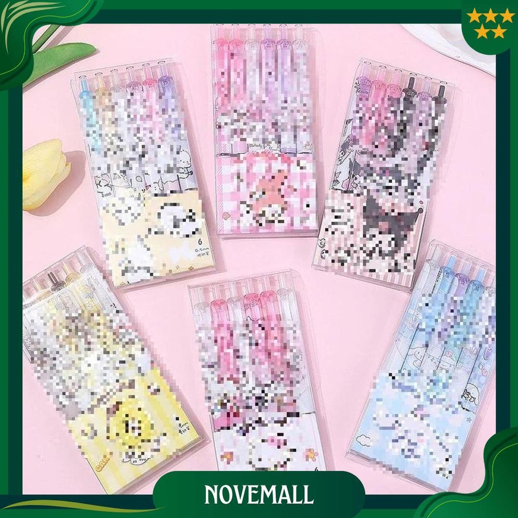 

Stt Pulpen Mekanik 0.5Mm Set Isi 6 Pcs Motif Kartun Series Set Pena Gel 0.5Mm Karakter Lucu Pulpen Gel 6In1 Warna Hitam Bolpoint Tinta Gel Cair 6 Pcs Journaling Pen Alat Tulis Gratis Ongkir