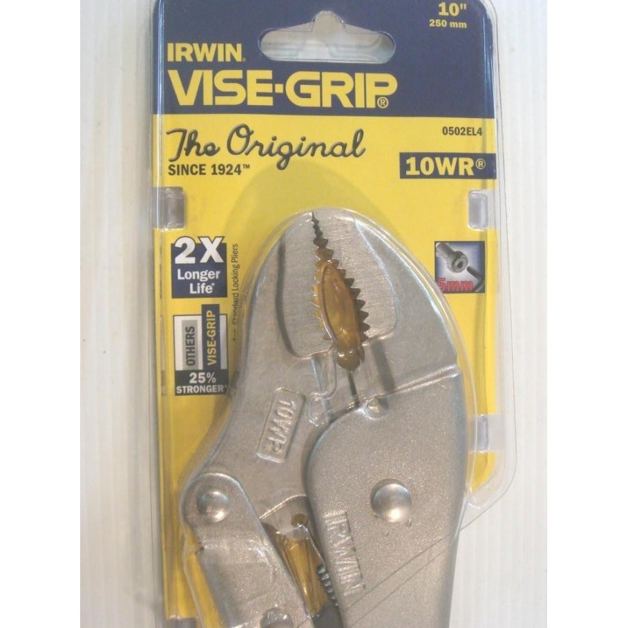 Promo TANG VISE GRIP / TANG BUAYA 10" BENGKOK IRWIN COD