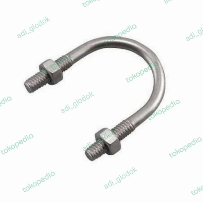 U Bolt Stainless M10 X 2"