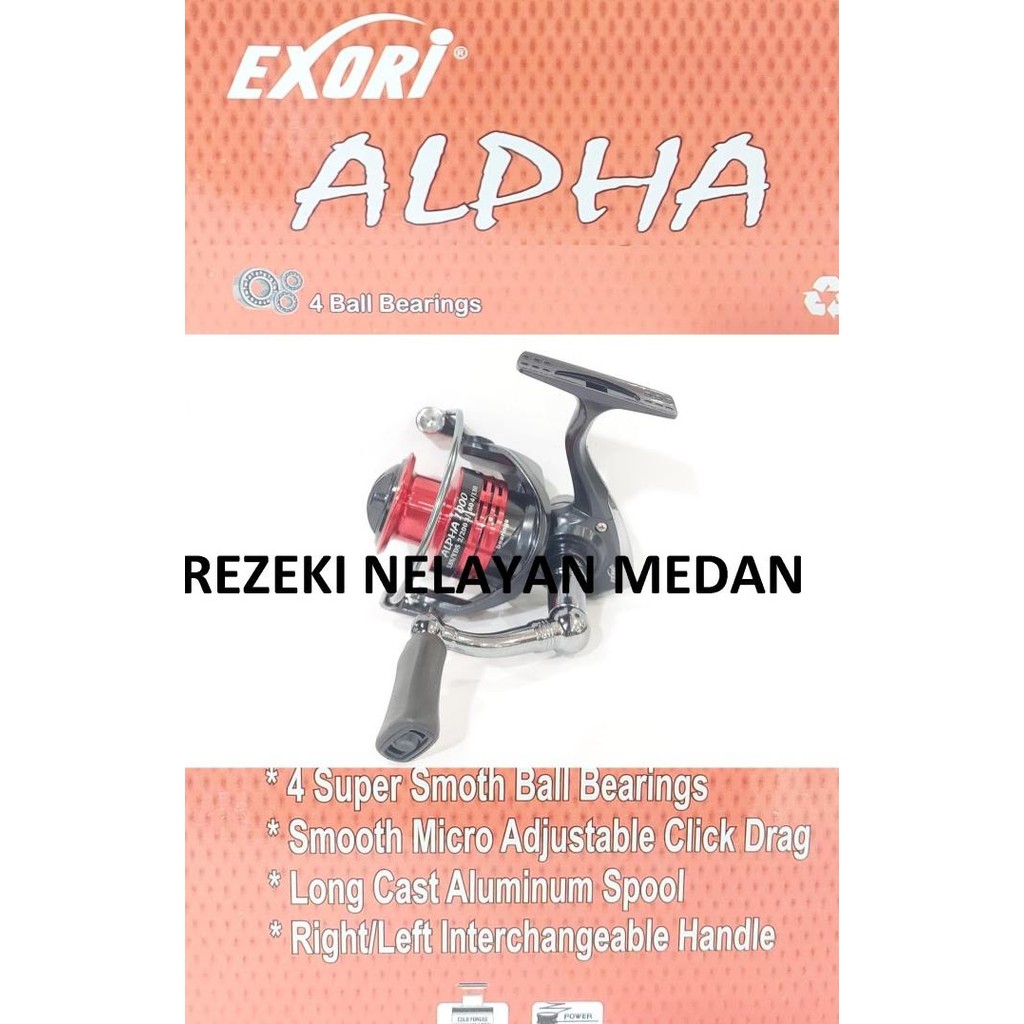 Reel EXORI Alpha 1000 / 3000 / 5000 | Reel Terbaru EXORI
