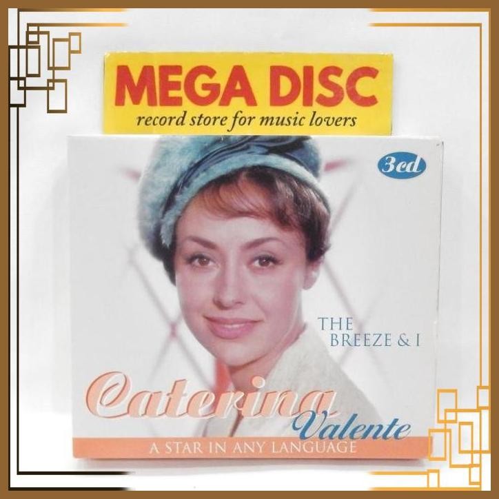 [MGD] CD CATERINA VALENTE - THE BREEZE & I ALBUM AUDIO MUSIC 3CD