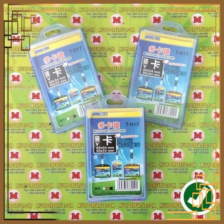 

[MCV] TEMPAT ID CARD WARNA BIRU MUDA - ID CARD HOLDER BAHAN PLASTIK