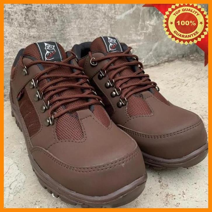 [bra] sepatu outdoor safety hiking kattimu abyssinian - brown
