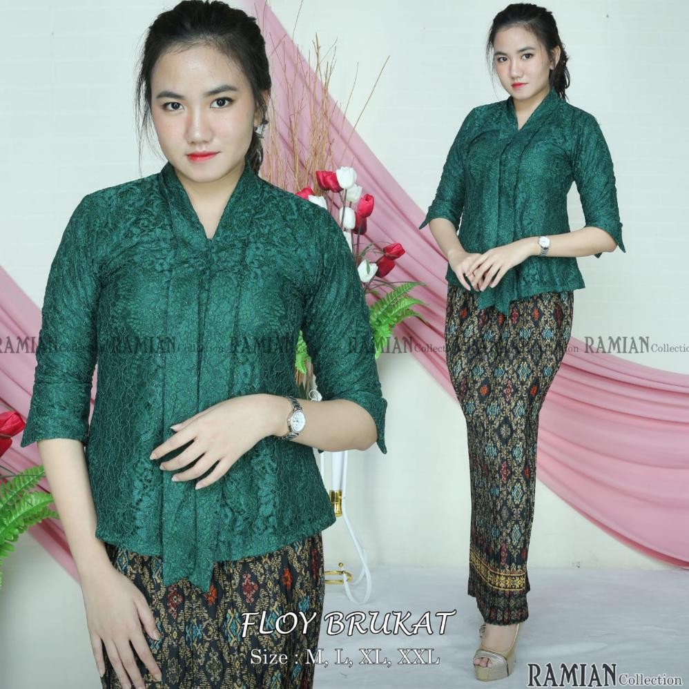 ''Terlaris" Set Kebaya Encim Kebaya Floy Burkata / Kebaya Abg / Kebaya Pesta By Galery Sabeena Murah