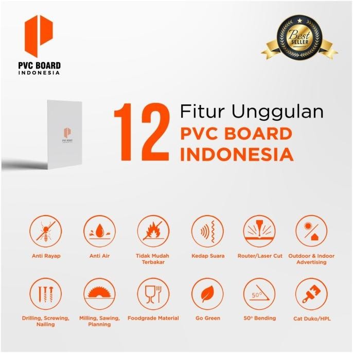 Pvc Board Lembaran 8Mm Original Dan Terpercaya