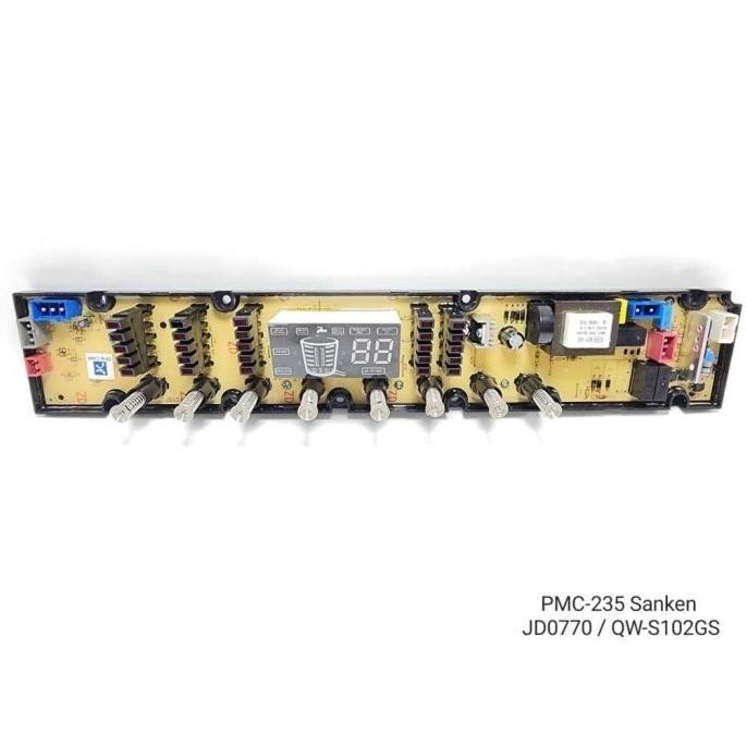 Sanken 10.5Kg Qw-S102Gs ( Turbo Drum ), Modul Pcb Mesin Cuci Top  Best Original Dan Terlaris