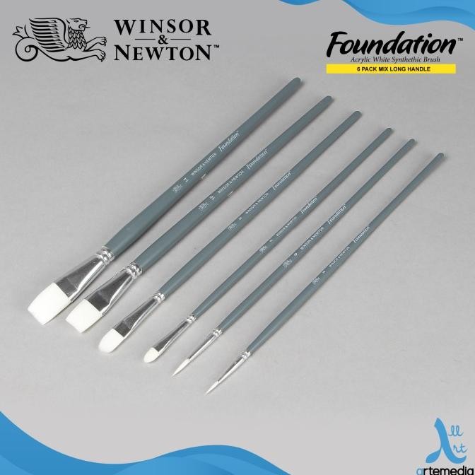 

Kuas Lukis Winsor & Newton Foundation Set 6 Mix White Brush Lh Original Dan Terpercaya