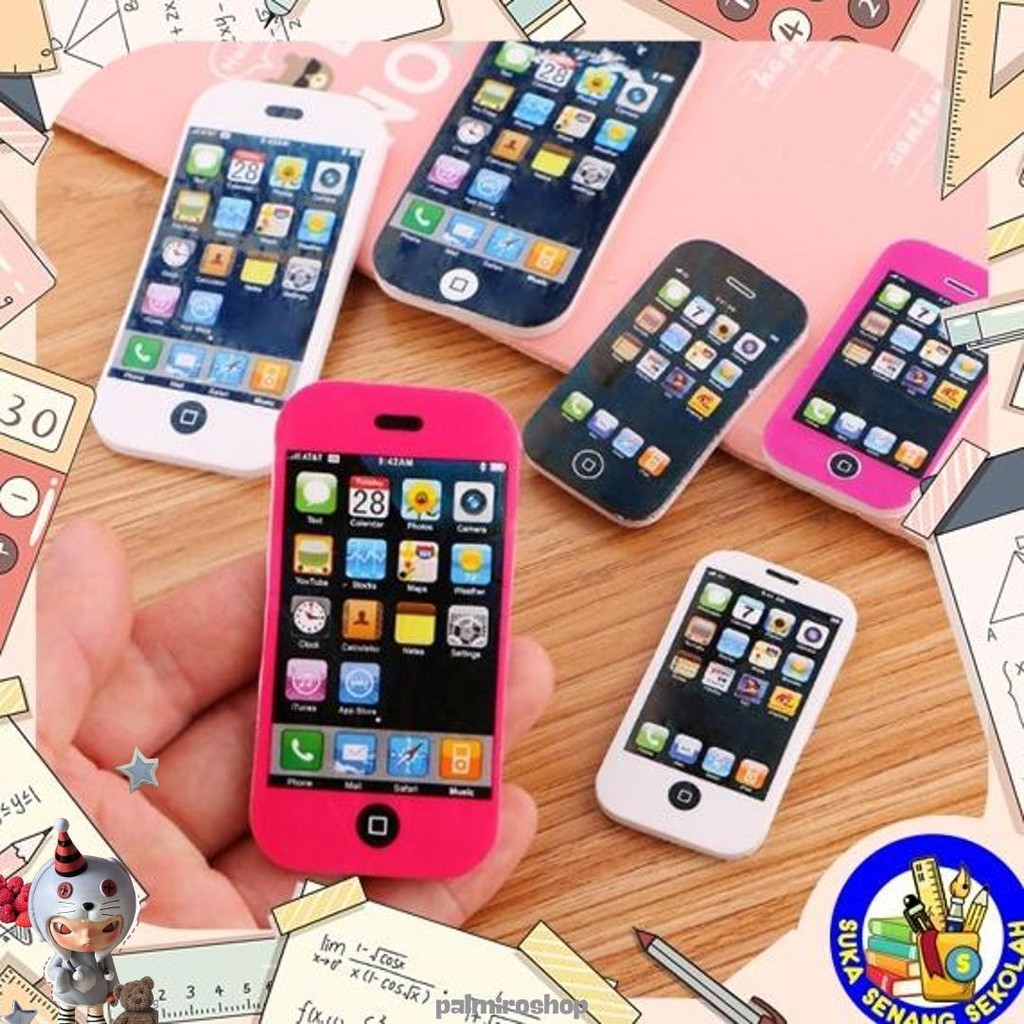 

Selusin Penghapus Motif Iphone Pe0002 Ukuran Besar Kecil Sale