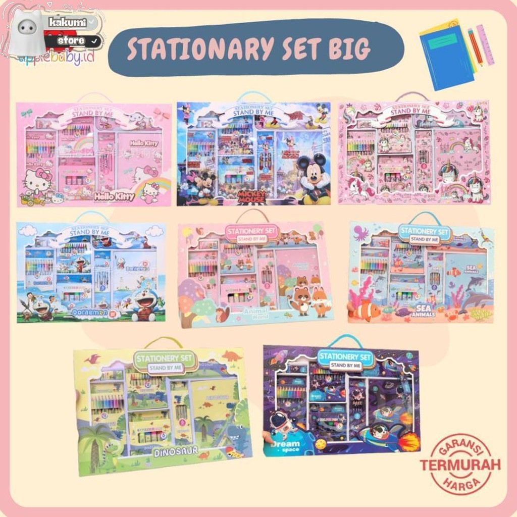 

Stationary Set Big Peralatan Sekolah Anak Alat Tulis Set Perlengkapan Sekolah Anak Kado Ulang Tahun Anak Cod