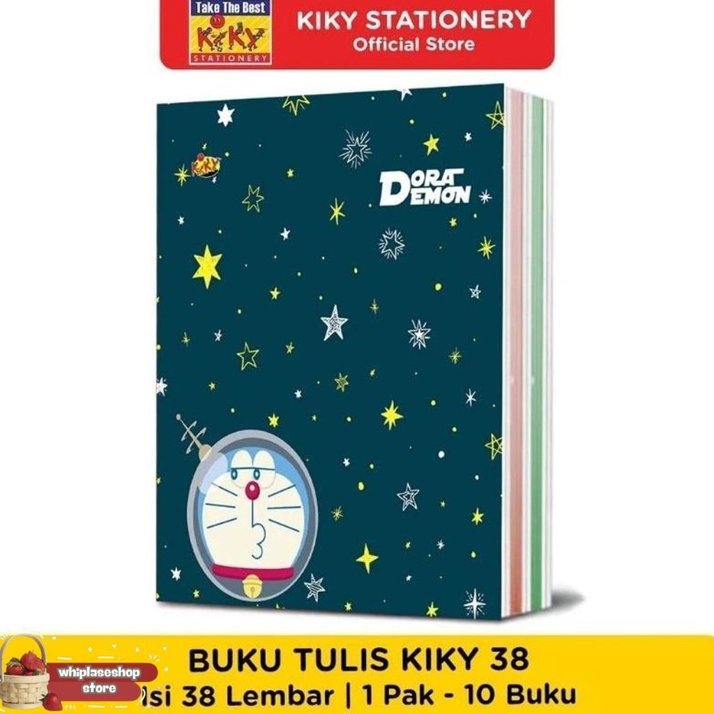 

(1Pack:10Pcs) Kiky Buku Tulis Isi 38 Lembar Termurah! Best Seller / Buku Tulis Sekolah Kiky Berkualitas Isi 38 Lembar 10 Buku / Buku Tulis Kiky Warna Isi 10 Buku Cod