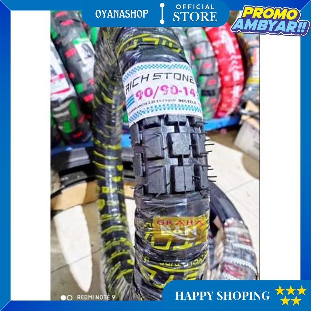 Ban Motor Metic Trail 90/90-14 Ban Tril Ring 14 Ban Tril Metic Honda Beat Vario Mio Fino Spacy Spin 