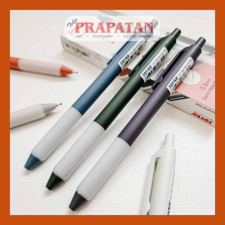 

[ PERALATAN LUKIS / GAMBAR ] JOYKO GP-368 SOFT GRIP GEL PEN 0.5MM | PENA JEL | PULPEN GOOD QUALITY
