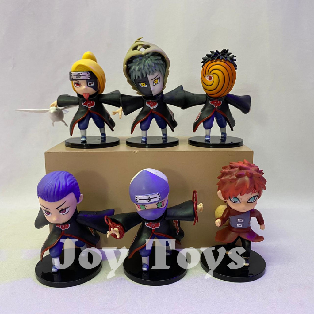NARUTO AKATSUKI ZETSU CHIBI 6 PCS 176 NARUTO SHIPPUDEN FIGURE