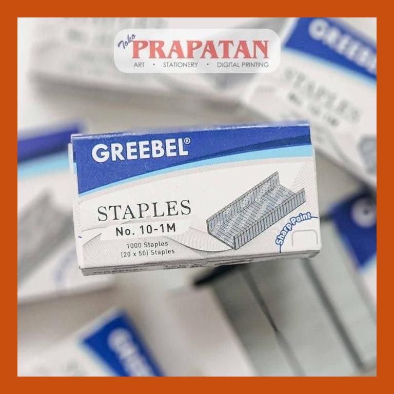 

[ PERALATAN LUKIS / GAMBAR ] ISI STAPLES GREEBEL | REFILL STAPLER PACKING AMAN