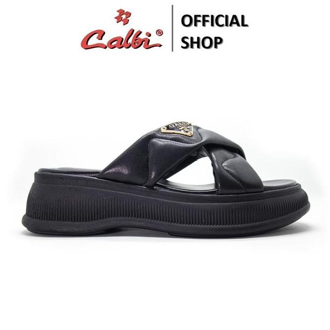 Sandal Wanita Remaja Kekinian Terbaru 2025 Ayk 1998 Sandal Wedges Slip-On Wanita 5,5Cm Casual Empuk 