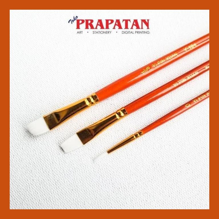 

[ PERALATAN LUKIS / GAMBAR ] KUAS LUKIS YIPINXUAN SET (3 PCS) / PAINTING BRUSH SIAP KIRIM