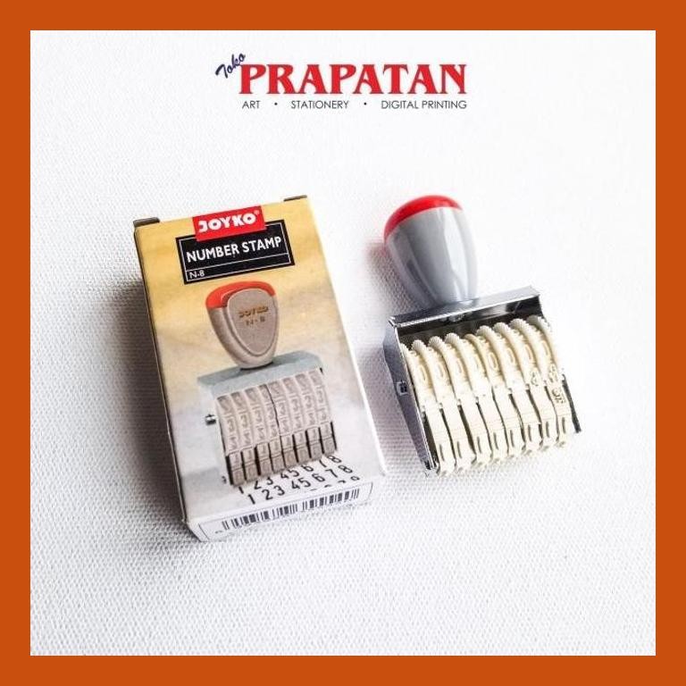 

[ PERALATAN LUKIS / GAMBAR ] NUMBER STAMP / STEMPEL NOMOR JOYKO N-8 SIAP KIRIM