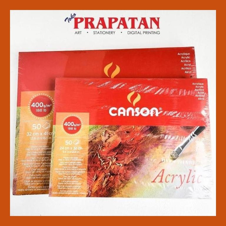 

[ PERALATAN LUKIS / GAMBAR ] CANSON ACRYLIC PAD 400GSM GOOD QUALITY