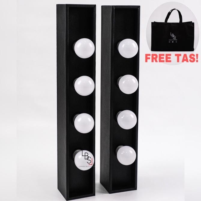 CO VANITY LIGHT BOX 4 FITTING/STANDING LIGHT/LAMPU MAKEUP MUA/LIGHT MUA