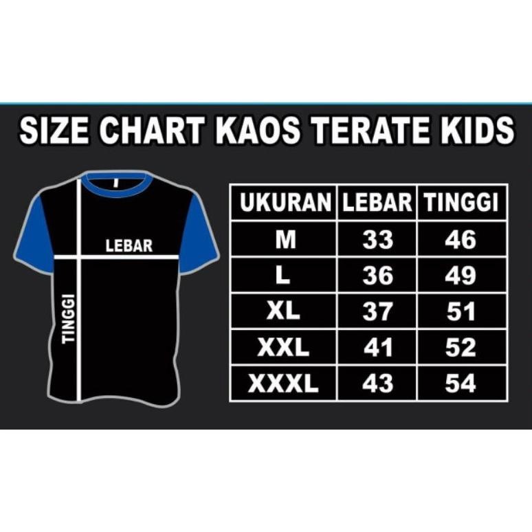 er-87 Kaos Terate Kids Terbaru Kaos Anak Psht Kaos Sang Penerus Koas Anak e Wong SH Terate Kids Anak