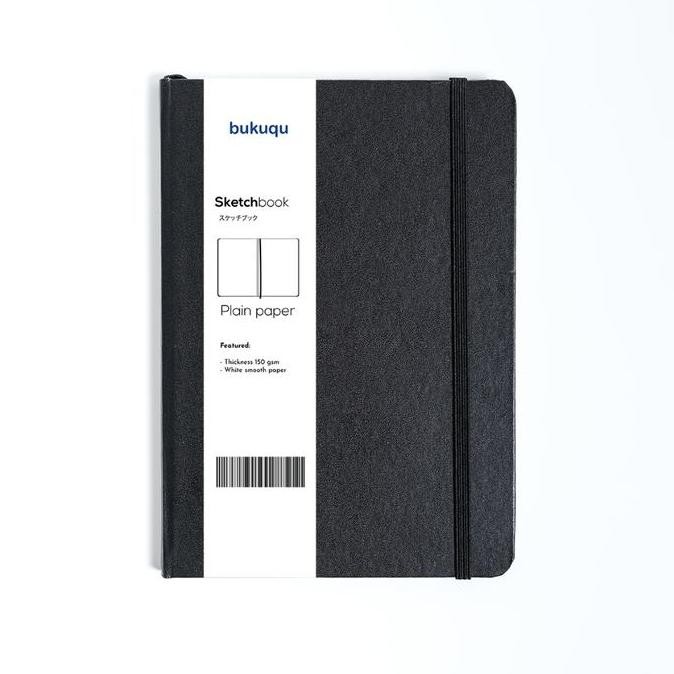 

bukuqu Sketchbook A4 - buku Sketsa - Sketch book gambar - Notebook Lukis - Cat Air tebal