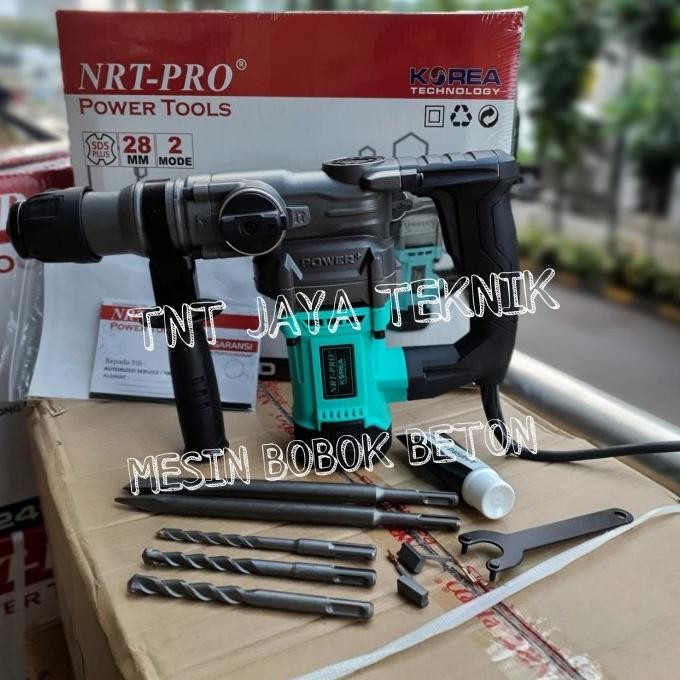 NRT PRO HR 28 HD MESIN BOR BETON BOBOK / ROTARY HAMMER DRILL NRT-PRO