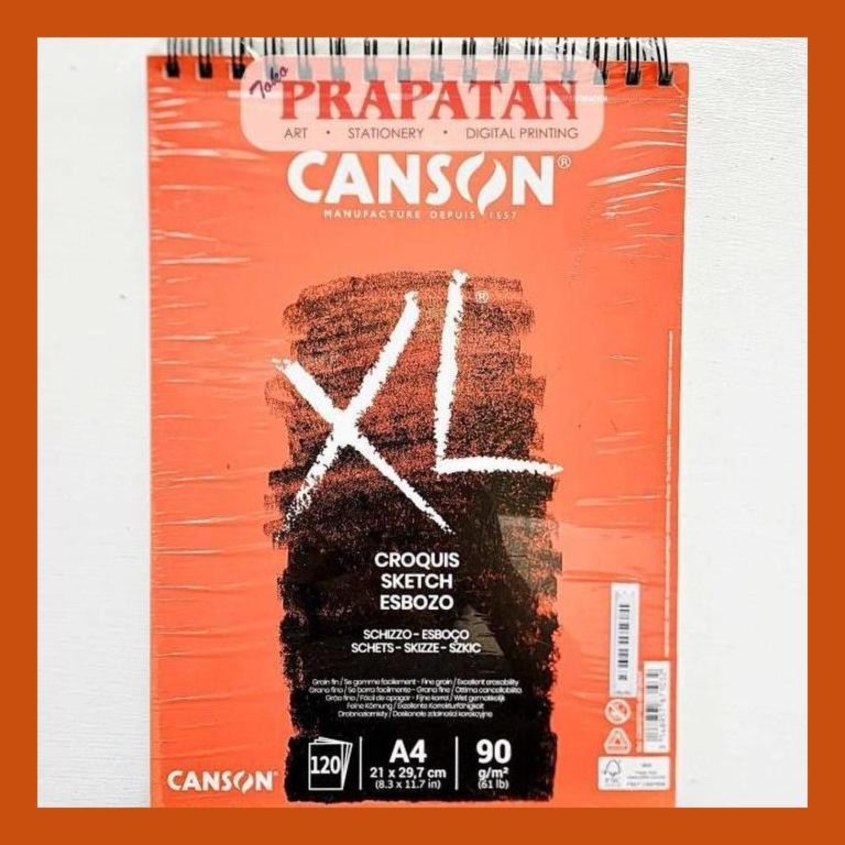 

[ PERALATAN LUKIS / GAMBAR ] CANSON XL CROQUIS DRAWING BOOK A4 | BUKU GAMBAR SIAP KIRIM